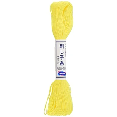 Imagen de Sashiko Hilo Madeja de 20 Metros color 29 Limón Bordado japonés y Acolchado por Olympus