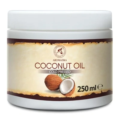 Imagen de Aceite de Coco 250ml Nucifera Indonesia 100% Puro y Natural Prensado en Frío Mejores Beneficios para Cuidado del Cabello Piel Aceites Sin Refinar