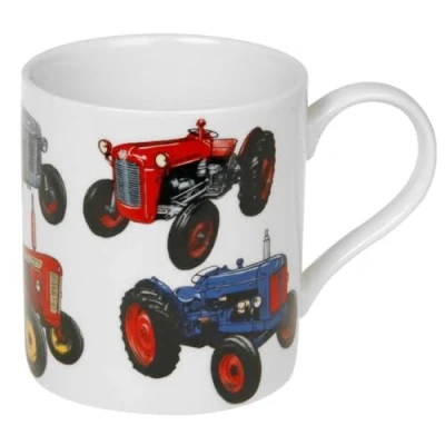 Imagen de lesser and pavey Taza de porcelana fina Tractor 1 pieza 13 x 9 10 cm