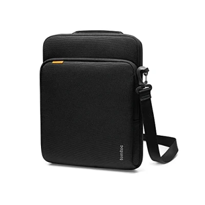 Imagen de tomtoc 360 Funda para Nuevo16 Pulgadas MacBook Pro M4/M3/M2/M1 Pro/Max (2024 2019) A3403 A3186 A2991 A2780 A2485 A2141, Bolsa Bandolera Portátil con Protección Integral A prueba de golpes, Negro
