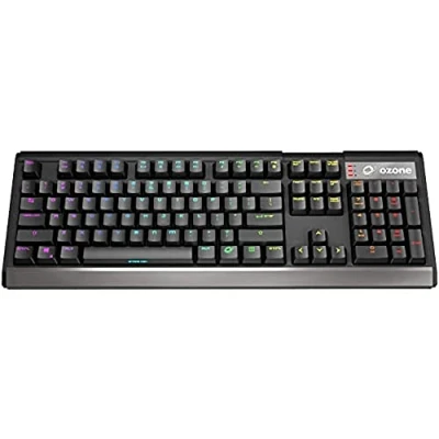 Imagen de Ozone Gaming Strike X30 OZSTRIKEX30USRD Teclado Mecánico RGB LED, Plug&amp;Play, Switch Red, Numerico, Layout Americano, Color Negro