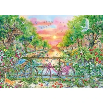 Imagen de Ravensburger 12001089 Bicicletas Ámsterdam puzzle 1000 piezas adultos y niños a patir de 14 años, puzzles ciudades Amsterdam