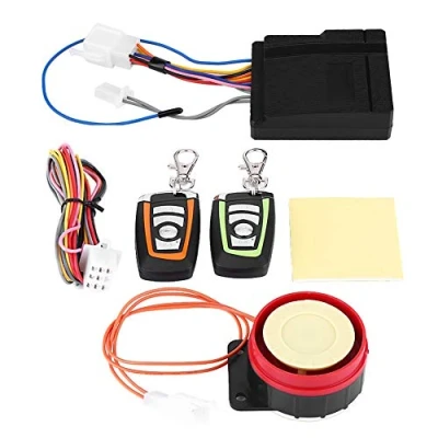 Imagen de Sistema de Alarma para Motocicleta, inalámbrica Bicicleta con Control Remoto, Resistente al Agua, Volumen Alto, Seguridad antirrobo Remoto