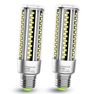 Imagen de E27 Bombilla de Maíz LED 20W, 4000K Blanco Neutro, 200W Incandescente Bombillas Equivalentes, 2500Lm, Edison Tornillo LED, No Regulable, Paquete 2