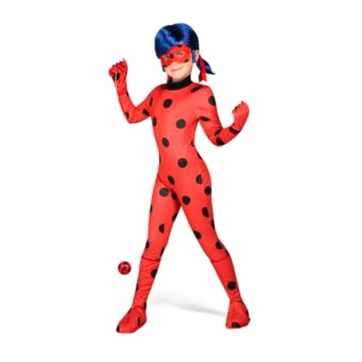 Imagen de Disfraz de Ladybug Infantil Miraculous Oficial para Niñas Traje Completo con Máscara y Accesorios, Ideal Fiestas, Carnaval Tallas Variadas Niños, Diseño Cómodo (9 11 años)