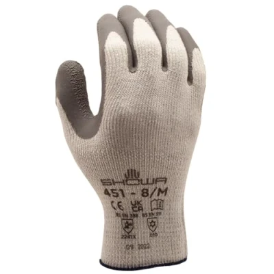Imagen de SHOWA 14904 S/7 Guantes de protección gris Algodón, Acrílico, Poliéster