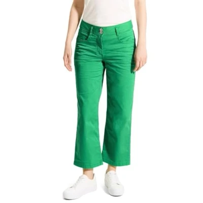 Imagen de CECIL B377891 Pantalones 7/8 de Corte Holgado, Fresh Apple Green, 32W x 26L Mujeres