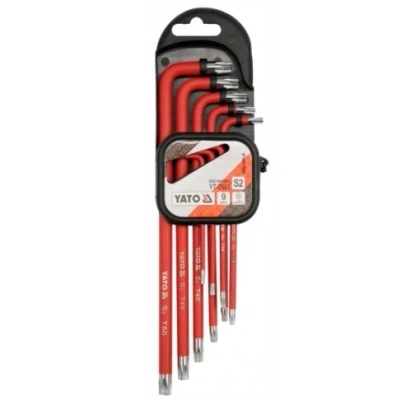 Imagen de YATO YT 0563 Juego de atornilladores acodados T10 T50 9
