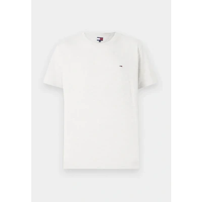 Imagen de Tommy Jeans TJM Xslim Jaspe Htr tee Ext Dm0dm20363 S/S T Shirt, Grey (Lt Htr), 4XL Hombre