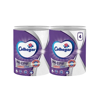 Imagen de Colhogar Pro Expert Jumbo 4x1 Papel Cocina Muy Resistente 4 Rollos Extra Grandes