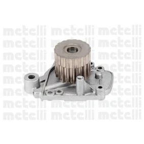 Imagen de METELLI 24 0669 Bomba de agua 19 con junta mecánico Metal 56,5 para accionamiento correa trapecial HONDA: CIVIC 7 Hatchback, 6 Hatchback