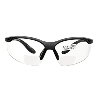 Imagen de voltX &#039;CONSTRUCTOR&#039; (TRANSPARENTE dioptría +2.5) Gafas de seguridad Lectura BIFOCALES que cumplen con la certificación CE EN166F / para Ciclismo incluye cuerda Reading Safety Glasses