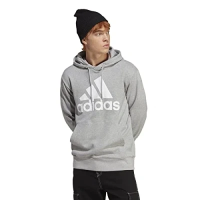Imagen de adidas Sportswear Essentials Jersey con capucha, Hombre, Talla: Large, Medium grey heather