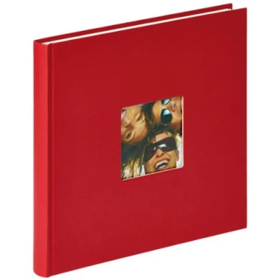 Imagen de Walther Design Álbum de Fotos Fun, con Recorte para Foto, Color Rojo, 26 x 25 cm