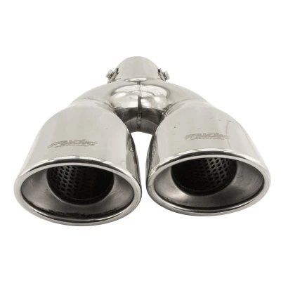 Imagen de Simoni Racing TRX/87R Cola de Escape oval, en V Acero fino 220mm