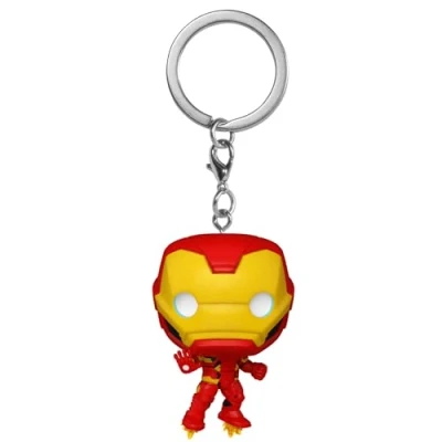 Imagen de Funko Pop! Keychain: Marvel NC Iron Man Comics Cómics Minifigura de Vinilo Coleccionable Llavero Original Relleno Calcetines Idea Regalo Mercancia Oficial