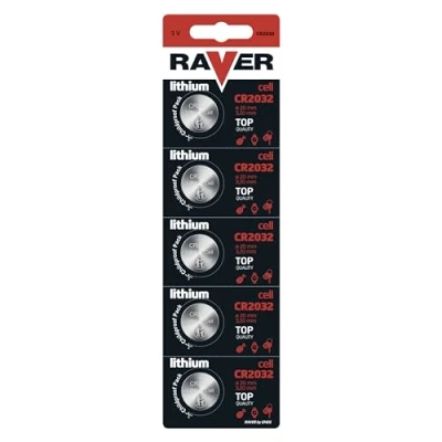 Imagen de EMOS Raver Cell Pila de botón (Litio) CR2032 Pack 5