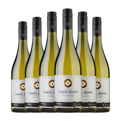 Imagen de Miguel Torres Santa Digna Chardonnay Valle Central 75 cl Vino blanco (Caja de 6 Botellas cl)