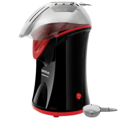 Imagen de Cecotec Máquina de Hacer Palomitas por Convección Fun&amp;Taste Pop Corn. Palomitero 1200W, Sistema desmontable, Incluye Cuchara dosificadora, Protección contra Sobrecalentamiento