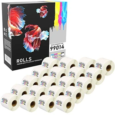Imagen de Prestige Cartridge 99014 Cinta para impresoras de etiquetas Dymo (54 mm x 101 mm, 20 rollos, 220 por rollo)