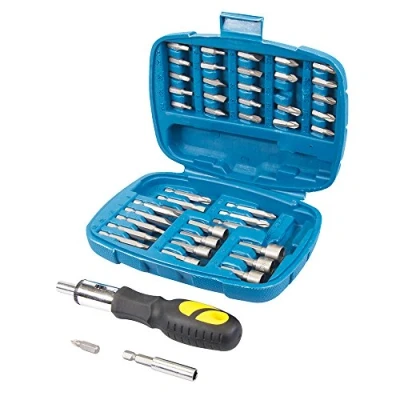 Imagen de Silverline 427611 set chiavi a tubo, inserti e bussole, 45 pezzi