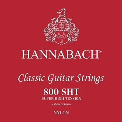 Imagen de Hannabach Cuerdas Para Guitarra Clasica Serie 800 Super High Tension Juego 3 Agudas