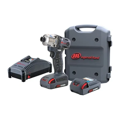 Imagen de Ingersoll Rand Kit Llave de Impacto W5111 K22 EU, 1/4&quot; y 20V, 2 Baterías 2,5 AH 1 Cargador con Maletín