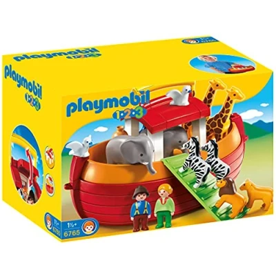 Imagen de PLAYMOBIL 1.2.3 6765 Arca de Noé Maletín, A Partir 18 Meses