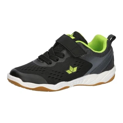 Imagen de Lico Key VS, Zapatillas de Interior, Schwarz/Anthrazit/Lemon, 36 EU