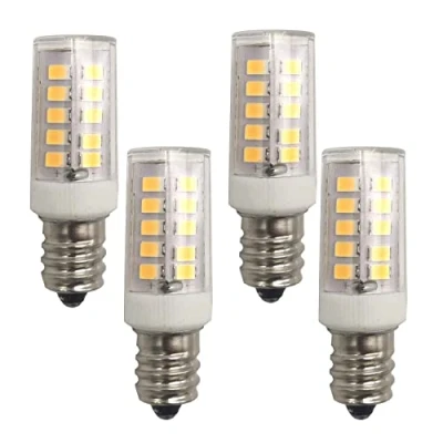 Imagen de Bombilla De Candelabro LED 2W E12 DC 12v 24v AC10V 30V Luz ArañA Blanca CáLida Refrigerador Puerta Garaje Reemplazo HalóGena 200lm 20W, 4PCS /