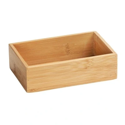 Imagen de Wenko Depósito de bambú Terra S repisa para el baño Natural