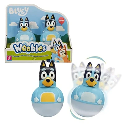 Imagen de WEEBLES, 2 Personajes Bluey, Culbuto, Juguete de Despertar, para Niños Desde 1 Año, GIOCHI PREZIOSI, WEU002