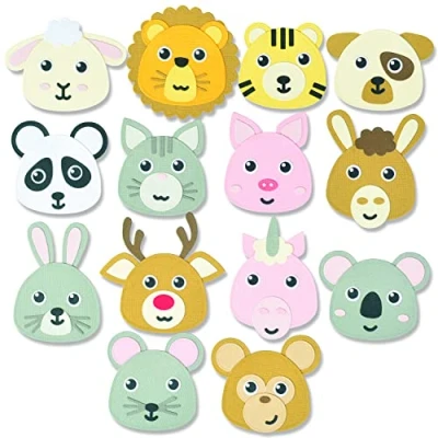 Imagen de Sizzix Thinlits Die Set 20PK Build an Animal de Pete Hughes, 665817, Multicolor, One Size