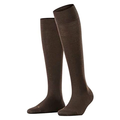 Imagen de FALKE Sensitive Berlin W Kh lana algodón puños sin presión 1 par, Calcetines largos Mujer, Marrón Dark Brown 5230, 39 42
