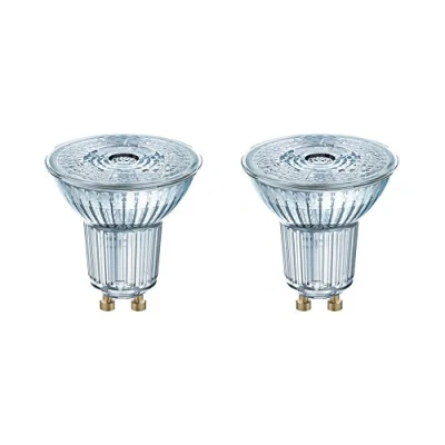 Imagen de OSRAM LED Base PAR16 Bombilla reflectora, casquillo: GU10, luz blanca cálida, 2.700 K, 4,3 W, reemplaza 50 W
