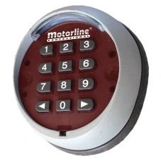 Imagen de Teclado numerico inalambrico Motorline TEC1 para accionamiento de automatismos, Motores y centrales Garaje, Puertas peatonales, Control accesos