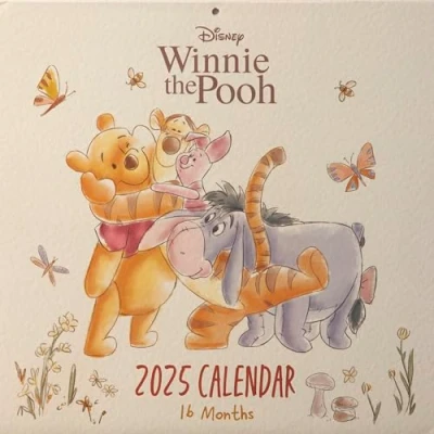 Imagen de Calendario 30x30 cm Winnie the Pooh 2025 pyramid