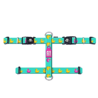 Imagen de MAX &amp; Molly arnés para Perros en Forma de H, ultracómodo Neopreno Grandes, Ducklings/L, Acolchado, Seguro y Ultraligero, Comodidad tu Fiel compañero