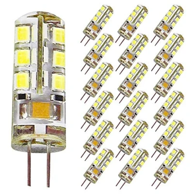 Imagen de 3W G4 Bombilla LED,260 Lumen,AC 220V,Equivalente a 40W Bombillas Halógenas,Blanco Frío 6000K,no regulable, ángulo de 360 grados, (18 pack)