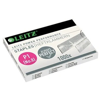 Imagen de Leitz Esselte Power Performance P1 No 8, Grapas, 20 g (1 caja con 1000 Grapas)