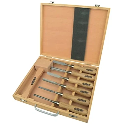 Imagen de Brüder Mannesmann Tools M66107 Carving Tool Set, 7 Piece