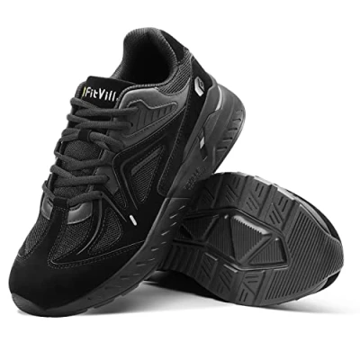 Imagen de FitVille Zapatillas Casual para Mujer Extra Anchas Running Mujeres Pies Planos Calzado Ancho Especial Adecuado Aliviar Dolor 41 EU X