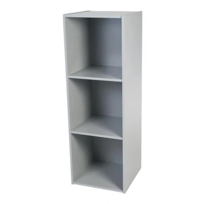 Imagen de Iris Ohyama, Mueble multifuncional / Mobiliario infantil de madera Estantería para juguetes y libros Armario infantil, Diseño,Modular, Casa, escuela Kids cube shelf KCX 3 Gris