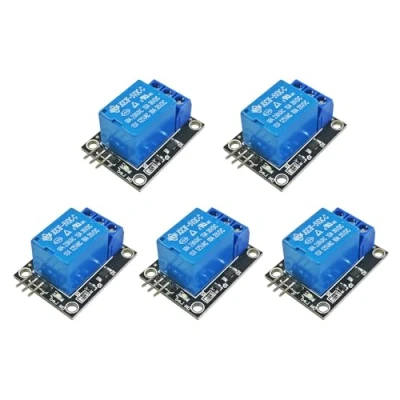 Imagen de ICQUANZX 5PCS 5V A Módulo de relé canal Shield para PIC AVR DSP ARM arduino