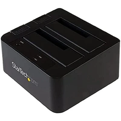 Imagen de Startech.com Base De Conexión Usb 3.1 Gen2 10gbps Con Uas 2 Bahías Para Disco Duro O Ssd Sata 2,5 3,5 Pulgadas Caja Externa