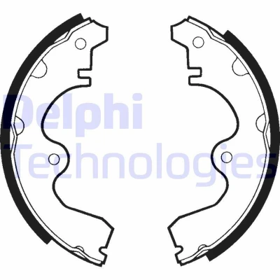 Imagen de DELPHI LS1333 Zapatas de Freno 180 28