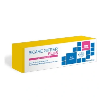 Imagen de GIFRER Bicare Plus dentifrice Gout Menthol Tube de 75 ml