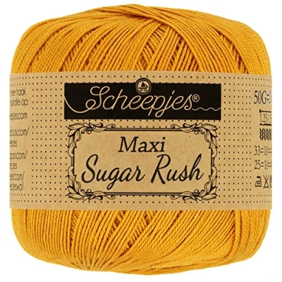 Imagen de Scheepjes 249 Azafrán Maxi Sugar Rush Hilo 10x50g