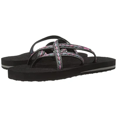 Imagen de Teva Olowahu W&#039;s, Sandalias Deportivas y Exteriores Mujer, Negro 739 Felicitas Black, 41 EU
