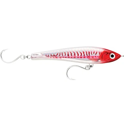 Imagen de Rapala Esca da Pesca Artificiale Spinning X Rap Magnum Stick Plastica in Mare Affondante Profondità di Nuoto Variabile 17cm / 88g Prodotta Estonia HD Red Head UV